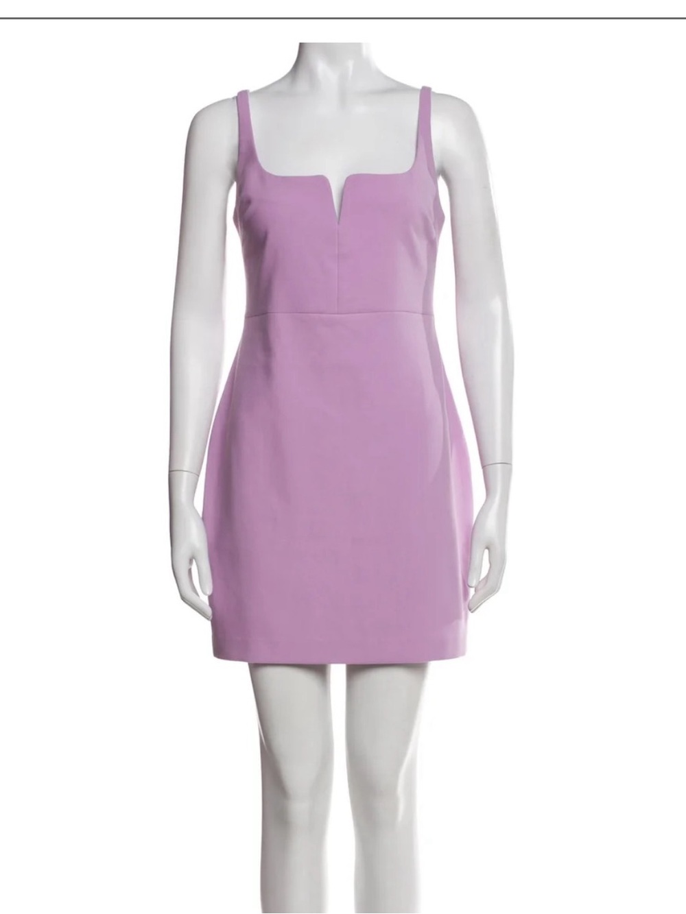 Likely Lavender Notch-Neck Mini Dress